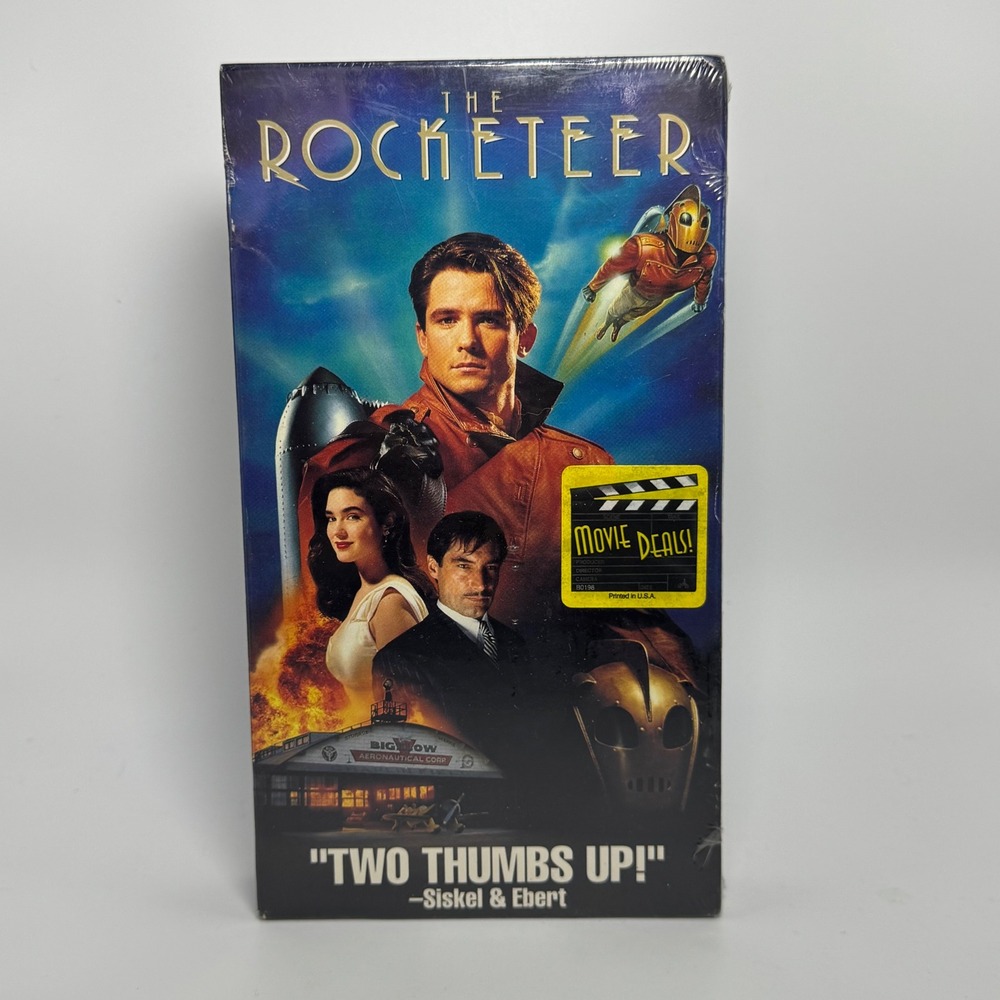 The Rocketeer VHS 1991 Walt Disney Home Video Factory Sealed New 1239 Movie